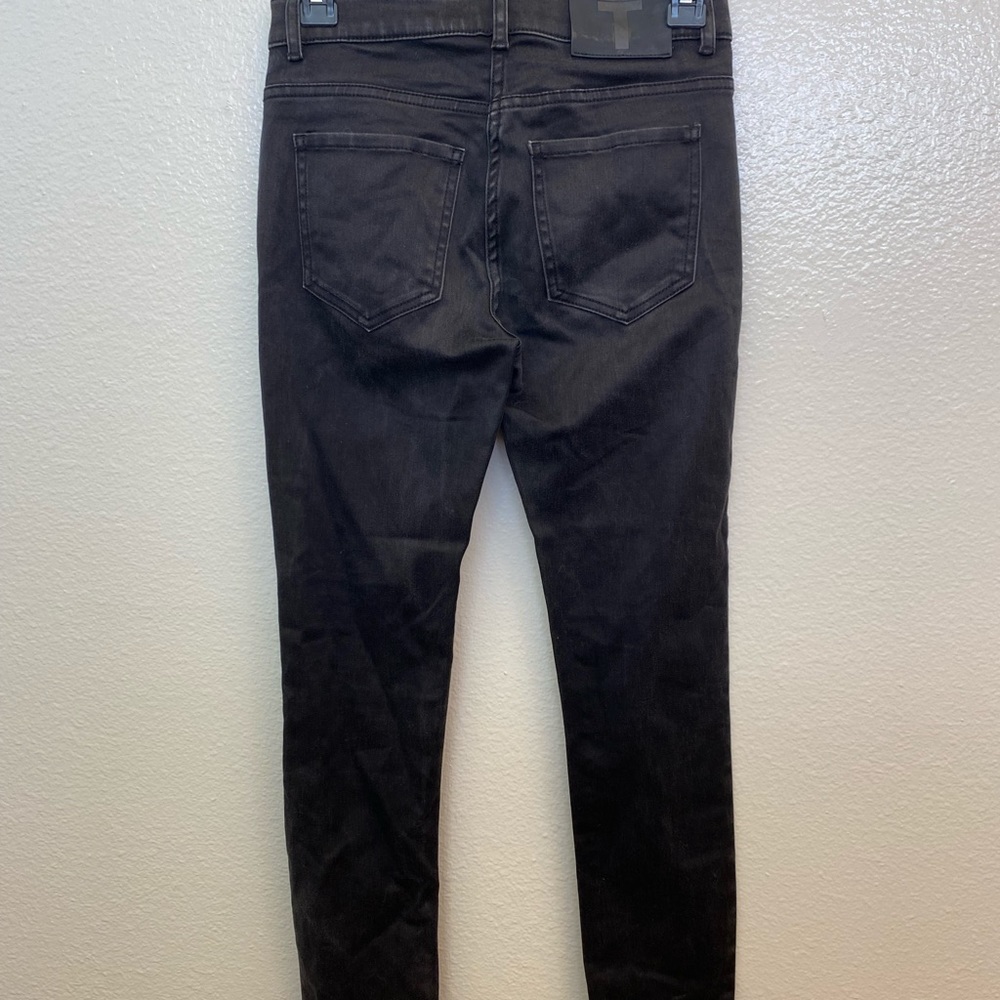 T by Alexander wang black denim jeans